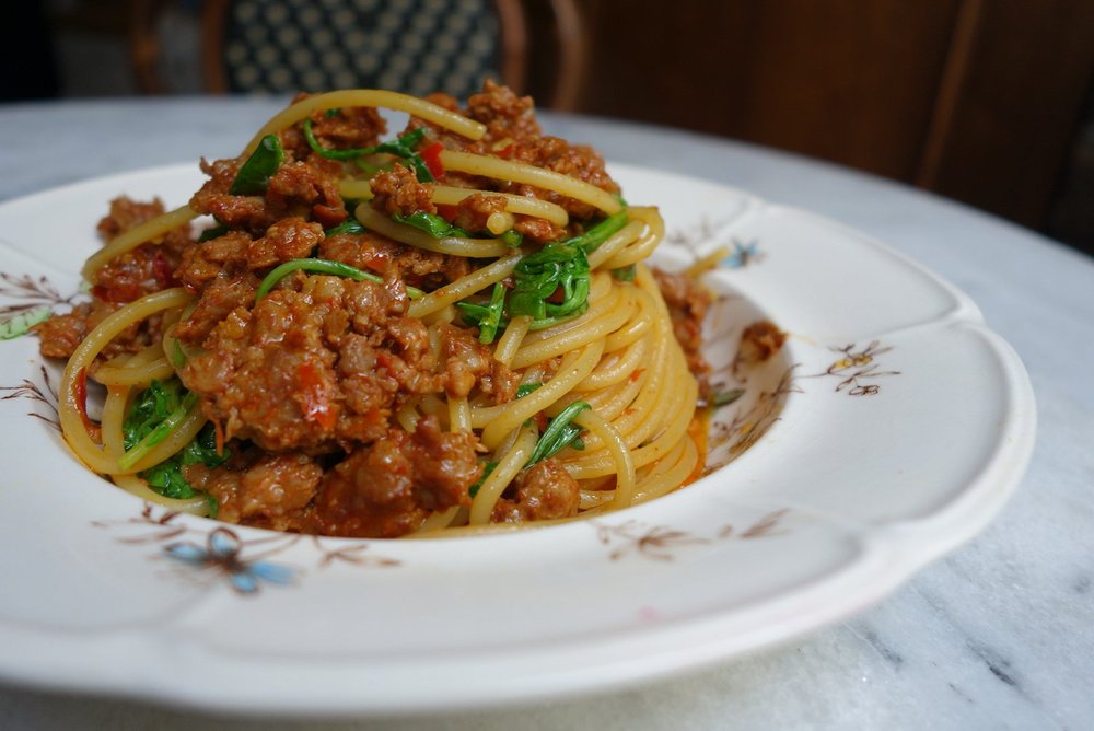 Spaghetti with meat sauce